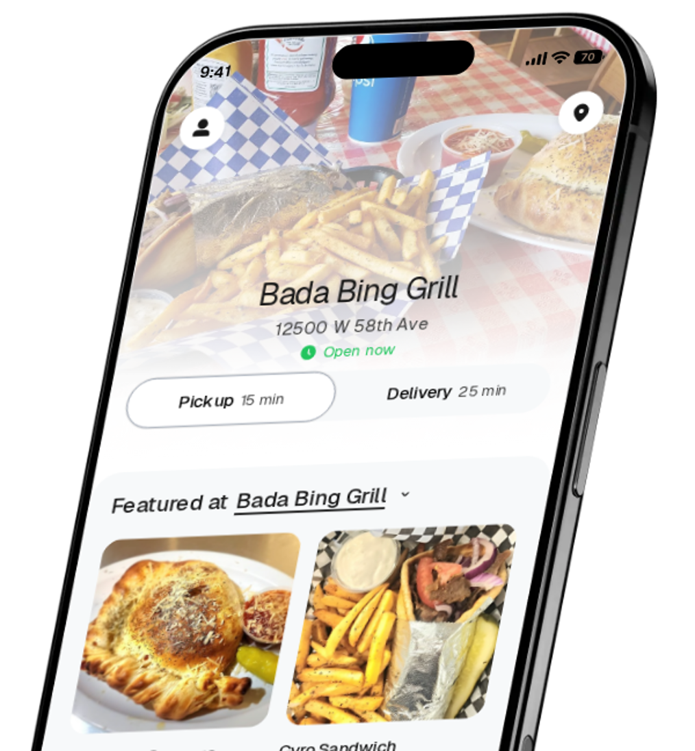 Bada Bing Grill app preview